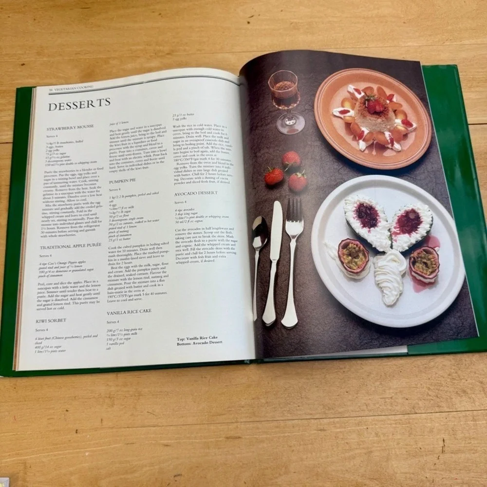 1993 All Colour Vegetarian Cooking‎ Cookbook Full-Color 240 Easy Recipes